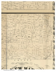 Paris, Ohio 1855 Old Town Map Custom Print - Stark Co.
