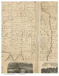 Pike, Ohio 1855 Old Town Map Custom Print - Stark Co.