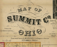 Title of Source Map - Summit Co., Ohio 1856 - NOT FOR SALE - Summit Co.