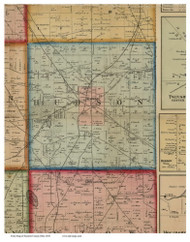 Hudson, Ohio 1856 Old Town Map Custom Print - Summit Co.