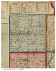 Richfield, Ohio 1856 Old Town Map Custom Print - Summit Co.