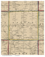 Vienna, Ohio 1856 Old Town Map Custom Print - Trumbull Co.