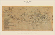 Rockville, Connecticut 1857 Tolland Co. - Old Map Custom Print