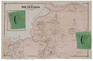 South Farms Village - Northern Part, Connecticut 1874 Old Town Map Reprint - Middlesex Co.