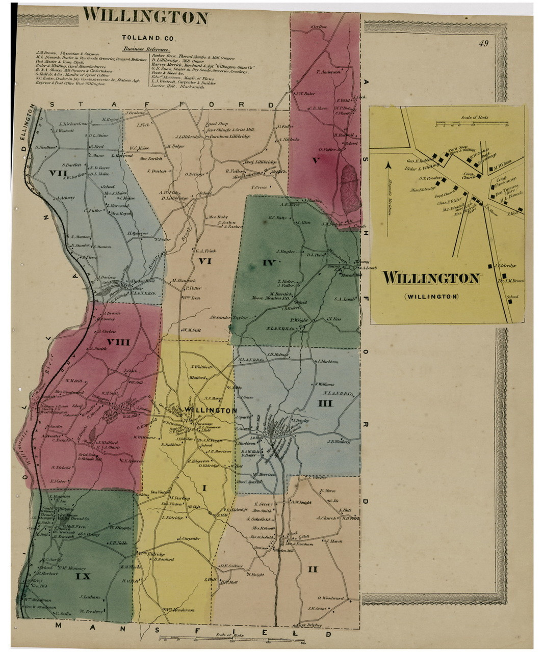 Willington Ct Map