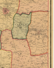 Pembroke, Kentucky 1878 Old Town Map Custom Print - Christian Co.