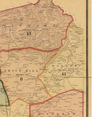Wilson, Kentucky 1878 Old Town Map Custom Print - Christian Co.