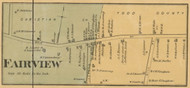 Fairview - Mt Vernon, Kentucky 1878 Old Town Map Custom Print - Christian Co.