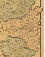 Elliston, Kentucky 1876 Old Town Map Custom Print - Madison Co.