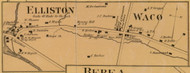 Ellison & Waco Villages, Kentucky 1876 Old Town Map Custom Print - Madison Co.
