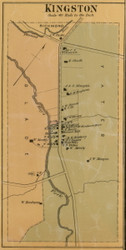 Kingston - Glade, Kentucky 1876 Old Town Map Custom Print - Madison Co.