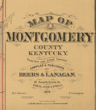 Title of Source Map - Montgomery Co., Kentucky 1879 - NOT FOR SALE - Montgomery Co.
