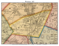 Winchester, Massachusetts 1852 Old Town Map Custom Print - Boston Vicinity