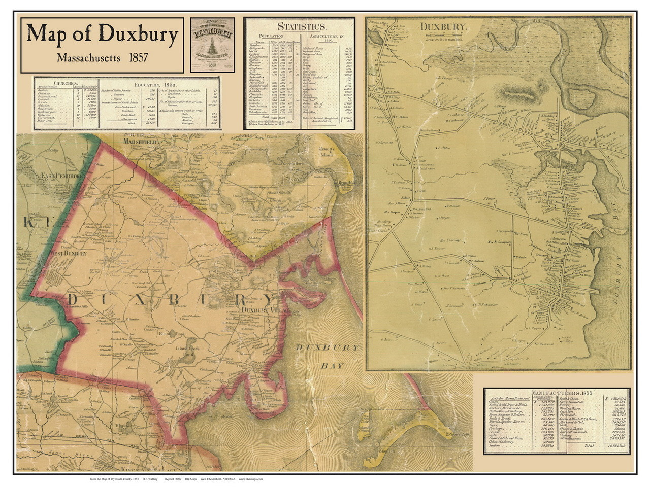 Мас карты. Карта 1857.