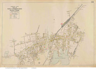 Hyannis Village - Barnstable, Massachusetts 1910 Old Town Map Reprint - Barnstable Co.