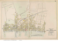 Central Provincetown Village, Massachusetts 1910 Old Town Map Reprint - Barnstable Co.