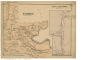 Florida & Hoosac Tunnel, Massachusetts 1876 Old Town Map Reprint - Berkshire Co.