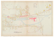 Adams Renfrews, Massachusetts 1904 Old Town Map Reprint - Berkshire Co.