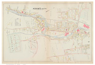 Adams South, Massachusetts 1904 Old Town Map Reprint - Berkshire Co.
