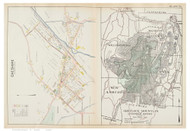 Cheshire Village & Greylock Mountain, Massachusetts 1904 Old Town Map Reprint - Berkshire Co.