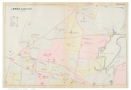 Lenox Southeast, Massachusetts 1904 Old Town Map Reprint - Berkshire Co.