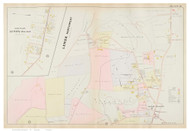Lenox Northwest, Massachusetts 1904 Old Town Map Reprint - Berkshire Co.