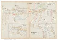 North Adams Wards 1, 2 & 7 & Blackington & North Adams South, Massachusetts 1904 Old Town Map Reprint - Berkshire Co.
