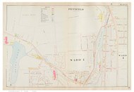 Pittsfield Ward 1, Massachusetts 1904 Old Town Map Reprint - Berkshire Co.