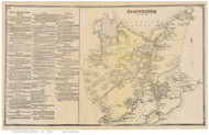 Gloucester, Massachusetts 1872 Old Town Map Reprint - Essex Co.
