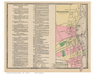 Newburyport Village, Massachusetts 1872 Old Town Map Reprint - Essex Co.