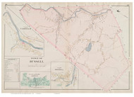 Russell, Massachusetts 1894 Old Town Map Reprint - Hampden Co.