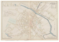 Westfield Village, Massachusetts 1894 Old Town Map Reprint - Hampden Co.