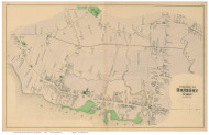 Duxbury Village, Massachusetts 1879 Old Town Map Reprint - Plymouth Co.