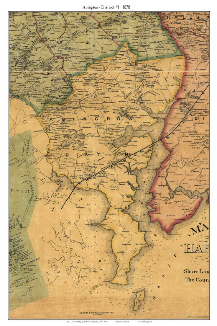 map of abingdon