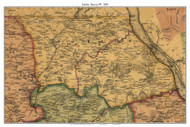 5th District - Dublin, Maryland 1878 Old Town Map Custom Print - Harford Co.