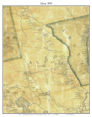 Alton, Maine 1859 Old Town Map Custom Print - Penobscot Co.