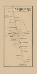 Charleston Village, Maine 1859 Old Town Map Custom Print - Penobscot Co.