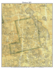 Glenburn, Maine 1859 Old Town Map Custom Print - Penobscot Co.