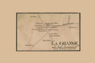 La Grange Village, Maine 1859 Old Town Map Custom Print - Penobscot Co.