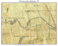 Millinocket & East Millinocket, Maine 1859 Old Town Map Custom Print - Penobscot Co.