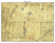 Seboeis, Maine 1859 Old Town Map Custom Print - Penobscot Co.