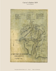 Carver's Harbor - Vinalhaven, Maine 1859 Old Town Map Custom Print - Waldo Co.