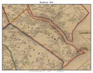 Biddeford, Maine 1856 Old Town Map Custom Print - York Co.
