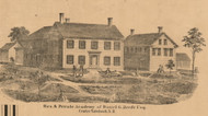 Res & Private Academy of Daniel Beede Esq, New Hampshire 1861 Carroll Co.