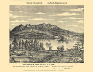 Monadnock Mountain, New Hampshire 1858 Old Town Map Custom Print - Cheshire Co.