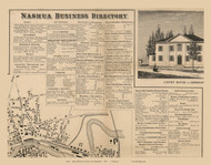 Nashua Business Directory, New Hampshire 1858 Hillsboro Co.