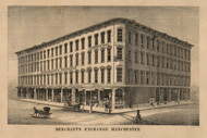 Merchant's Exchange, New Hampshire 1858 Hillsboro Co.