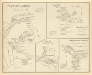 Laconia - Part of, Laconia P.O., Gilmanton P.O., Gilmanton Iron Works, New Hampshire 1892 Old Town Map Reprint - Hurd State Atlas Belknap