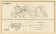 Bethleham Town, Bethleham P.O., Maplewood P.O., New Hampshire 1892 Old Town Map Reprint - Hurd State Atlas Grafton
