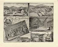 The Pike Manufacturing Co., New Hampshire 1892 Old Town Map Reprint - Hurd State Atlas Grafton